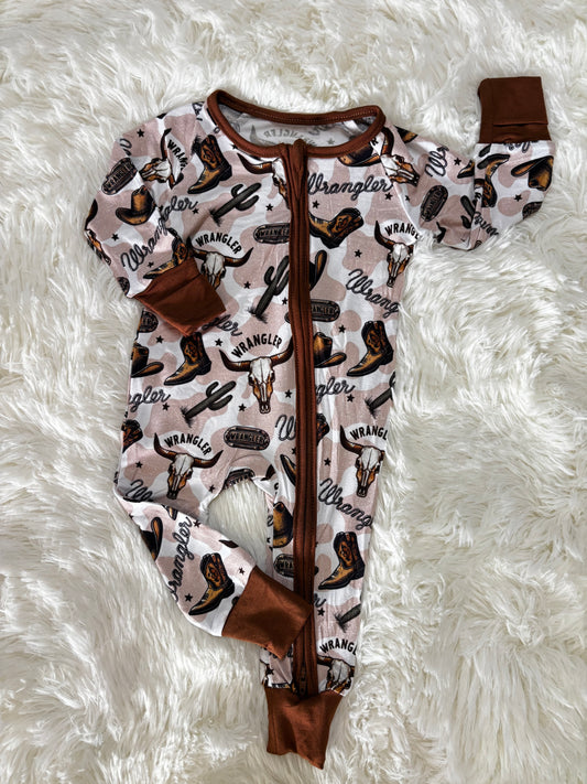 Little Wrangler - Zip Romper