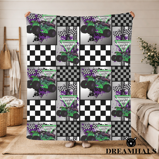 PRE-ORDER - Monster Truck - Throw Blanket