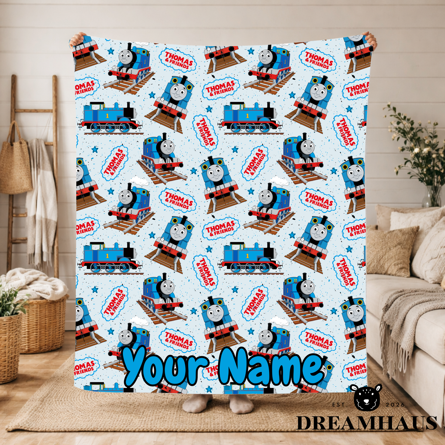 PRE-ORDER - Thomas - Throw Blanket